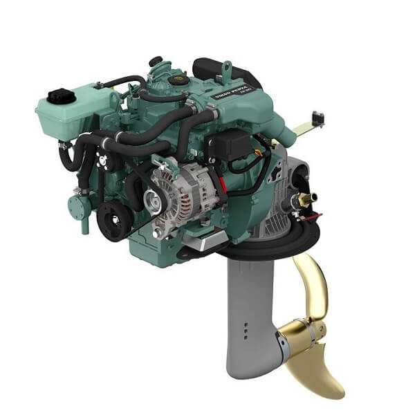 Volvo Penta D2-50 Yacht Engine Saildrive Package